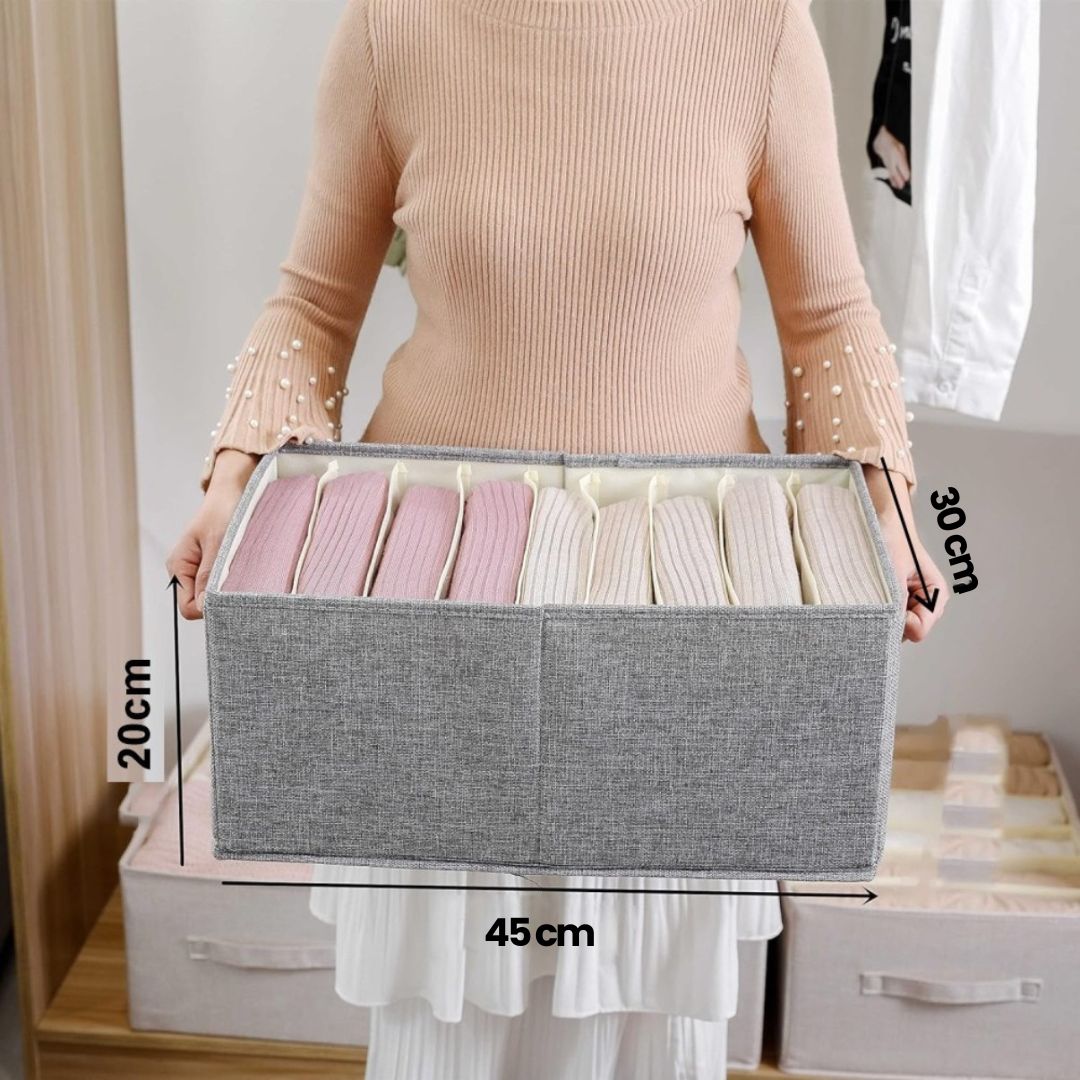SET ORGANIZADOR PLEGABLE RÍGIDO 9 COMPARTIMENTOS - ¡COMPRA 1 Y LLÉVATE 3 + ENVÍO GRATIS! 🚚